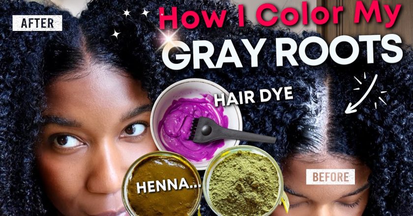 How I Color My GRAY HAIR Permanently – QUICK & Easy